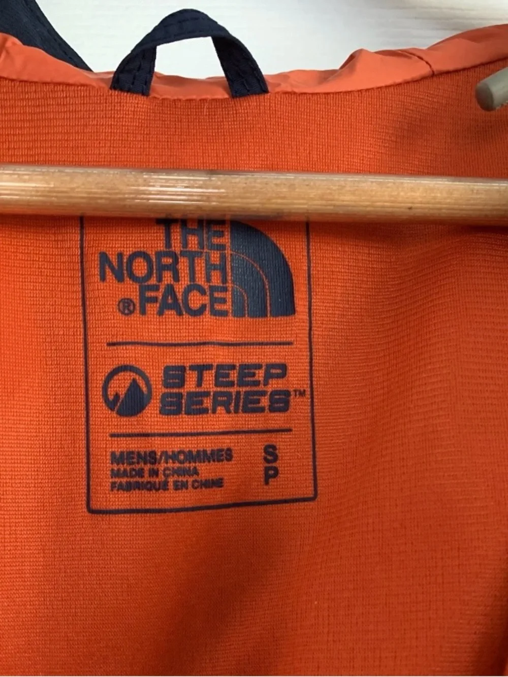 The North Face Men’s Orange, Tan & Navy Color block  Ski Jacket and pants